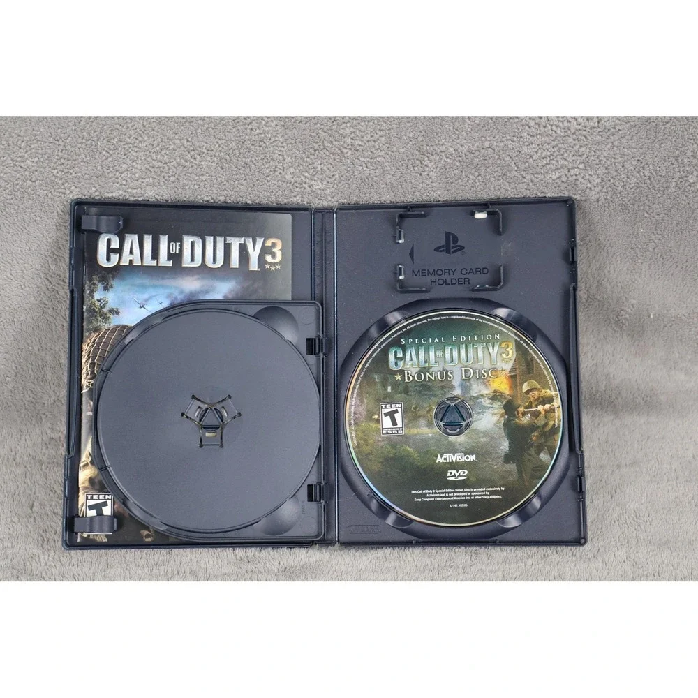 Call of Duty 3‎ Special Edition Sony PlayStation 2 PS2 Game CIB with Bonus Disc